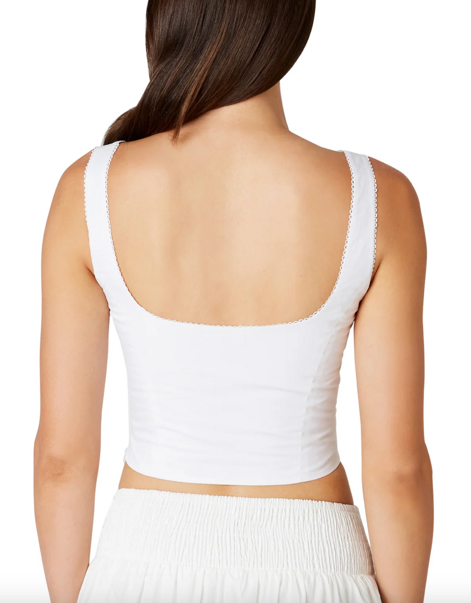 Forever 21 Women's Hook-and-Eye Crop Top in Black, S/M