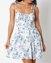 Load image into Gallery viewer, Sleeveless Floral Mini Dress