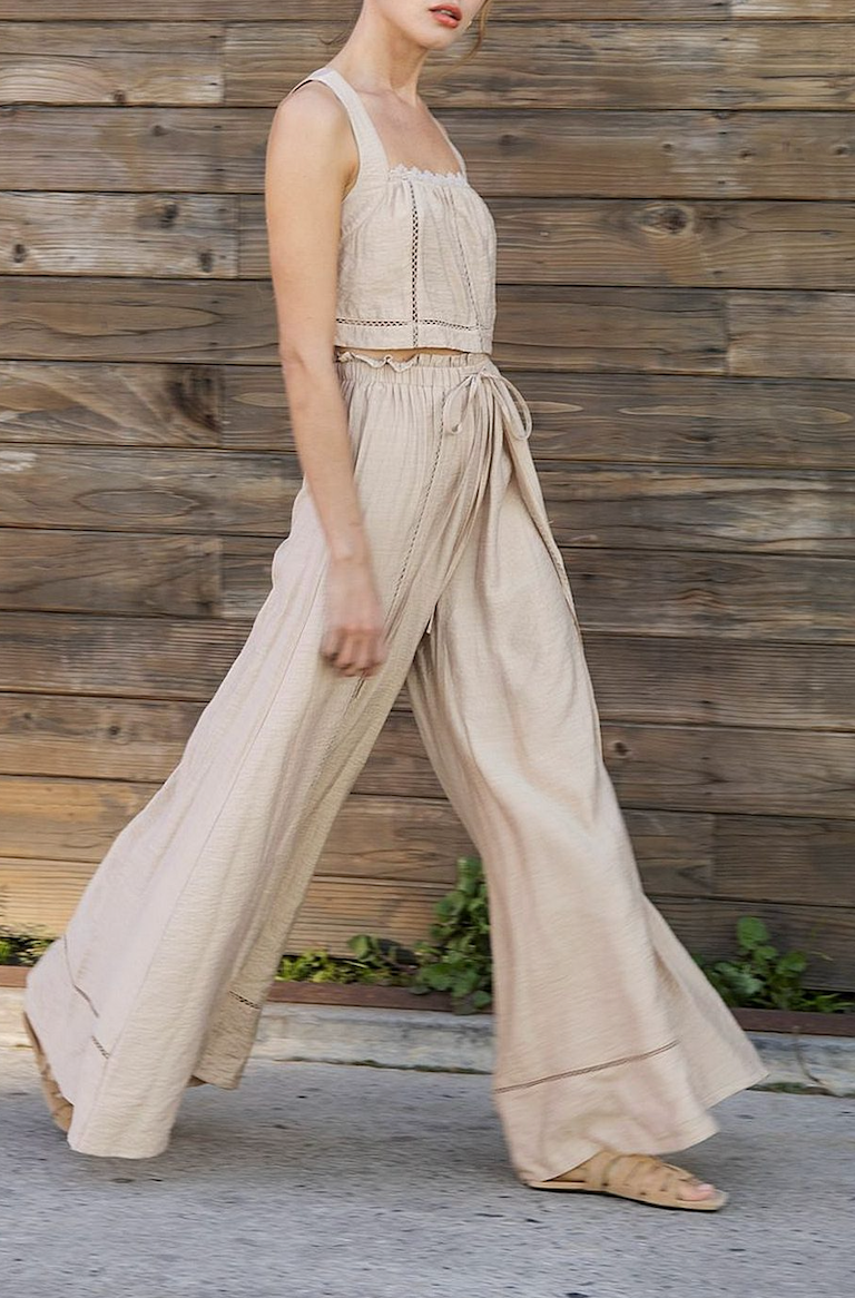 Wide leg 2025 pants flowy