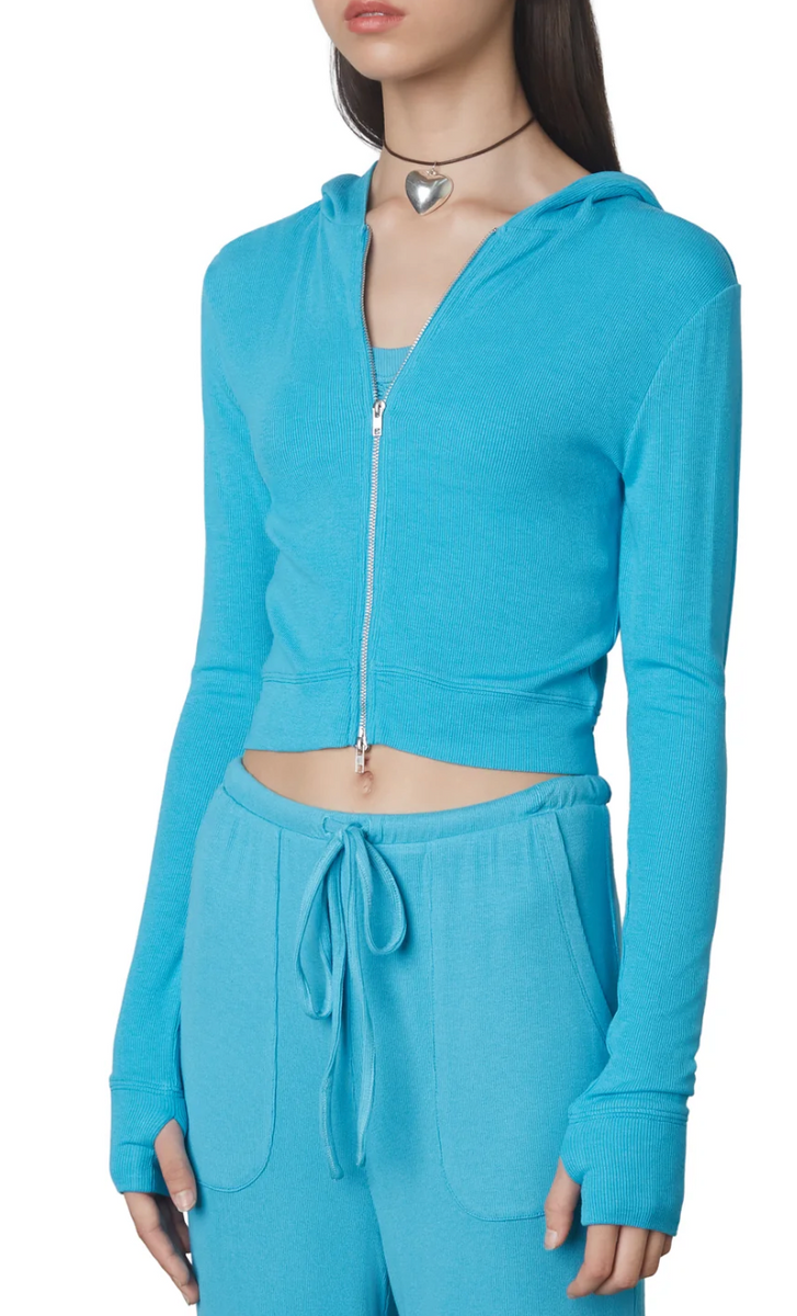 Ribbed Zip Up Hoodie – shop hey chick