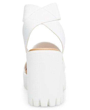 Elastic Lug Sole Ankle Strap Sandal – shop hey chick Elastic Lug Sole Ankle Strap Sandal – shop hey chick