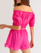 Load image into Gallery viewer, High Waist Ruffle Shorts