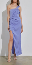 Load image into Gallery viewer, One Shoulder Side Slit Dress