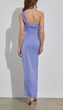 Load image into Gallery viewer, One Shoulder Side Slit Dress