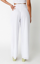 Load image into Gallery viewer, High Waisted Wide Leg Smocked Waist Pants