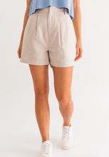 Load image into Gallery viewer, High Waisted Pleated Shorts