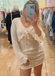 Side Shirring Sleeveless Mini Dress