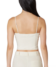Load image into Gallery viewer, Cropped Button Down Corset Vest