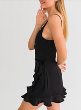 Load image into Gallery viewer, Sleeveless Wrap Mini Dress