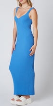 Load image into Gallery viewer, Ribbed Knit Bodycon Midi Dress