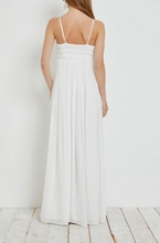 Load image into Gallery viewer, Shirred Panel Crinkle Maxi Dress