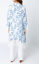 Load image into Gallery viewer, Fringe Half Sleeve Kimono