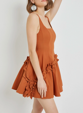 Load image into Gallery viewer, Square Neck Ruffle Flare Dress