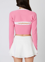 Load image into Gallery viewer, Cropped Knit Bolero Sweater