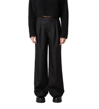 Load image into Gallery viewer, Mid Rise Wide Leg Trouser