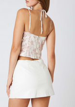 Load image into Gallery viewer, Sleeveless Halter Floral Corset