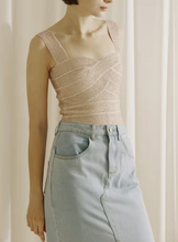 Load image into Gallery viewer, Sweetheart Neckline Fitted Bandage Top