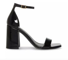 Load image into Gallery viewer, Ankle Strap Square Toe Block Heel