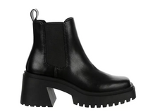 Load image into Gallery viewer, Square Toe Chunky Ankle Boot