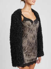 Load image into Gallery viewer, Faux Fur Sleeved Bolero Jacket