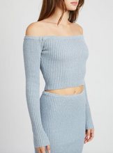 Load image into Gallery viewer, Off Shoulder Long Sleeve Knit Top
