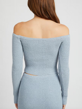Load image into Gallery viewer, Off Shoulder Long Sleeve Knit Top