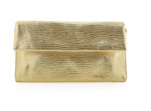Textured Fold Over Clutch