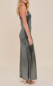 Mermaid Scoop Neck Long Dress