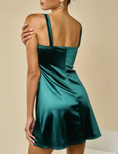 Load image into Gallery viewer, Sleeveless Satin Mini Dressi