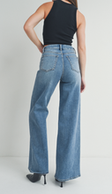 Load image into Gallery viewer, High Rise Palazzo Wide Leg Jeans