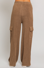 Load image into Gallery viewer, High Waisted Cargo Knit Pants