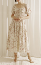 Load image into Gallery viewer, Puff Sleeve Floral Maxi Dress