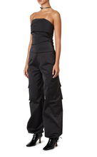 Load image into Gallery viewer, Mid Rise Satin Parachute Pants