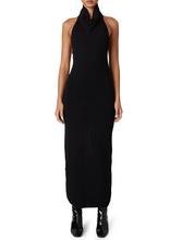 Load image into Gallery viewer, Cowl Neck Halter Midi Dress
