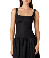 Load image into Gallery viewer, Hook and Eye Corset Top
