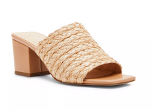 Load image into Gallery viewer, Braided Raffia Slip On Sandals