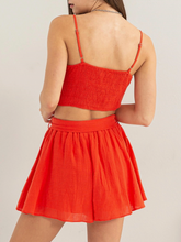 Load image into Gallery viewer, High Waisted Tie Front Shorts