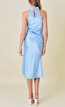 Load image into Gallery viewer, Sleeveless Mock Neck Midi Dress