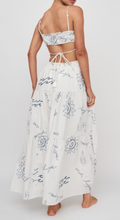 Load image into Gallery viewer, Tie Front Tiered Maxi Dress