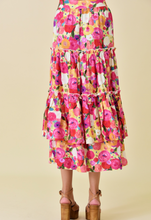 Load image into Gallery viewer, High Waist Floral Maxi Skirt