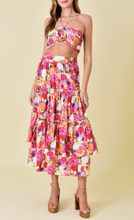 Load image into Gallery viewer, High Waist Floral Maxi Skirt