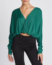 Load image into Gallery viewer, Dolman Twist Front Long Sleeve Top