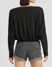 Load image into Gallery viewer, Dolman Twist Front Long Sleeve Top