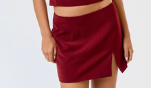 Load image into Gallery viewer, Side Slit Mini Skirt