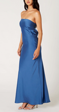 Load image into Gallery viewer, Cowl Back Strapless Maxi Dress