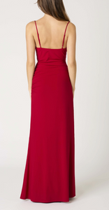 Sleeveless Cowl Neck Maxi Dress