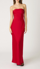 Load image into Gallery viewer, Strapless Tie Back Maxi Dress