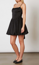 Load image into Gallery viewer, Sleeveless Tie Back Bubble Mini Dress