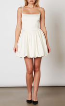 Load image into Gallery viewer, Sleeveless Tie Back Bubble Mini Dress