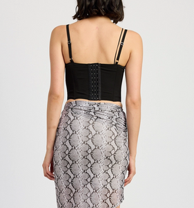 Peekaboo Lace Corset Top